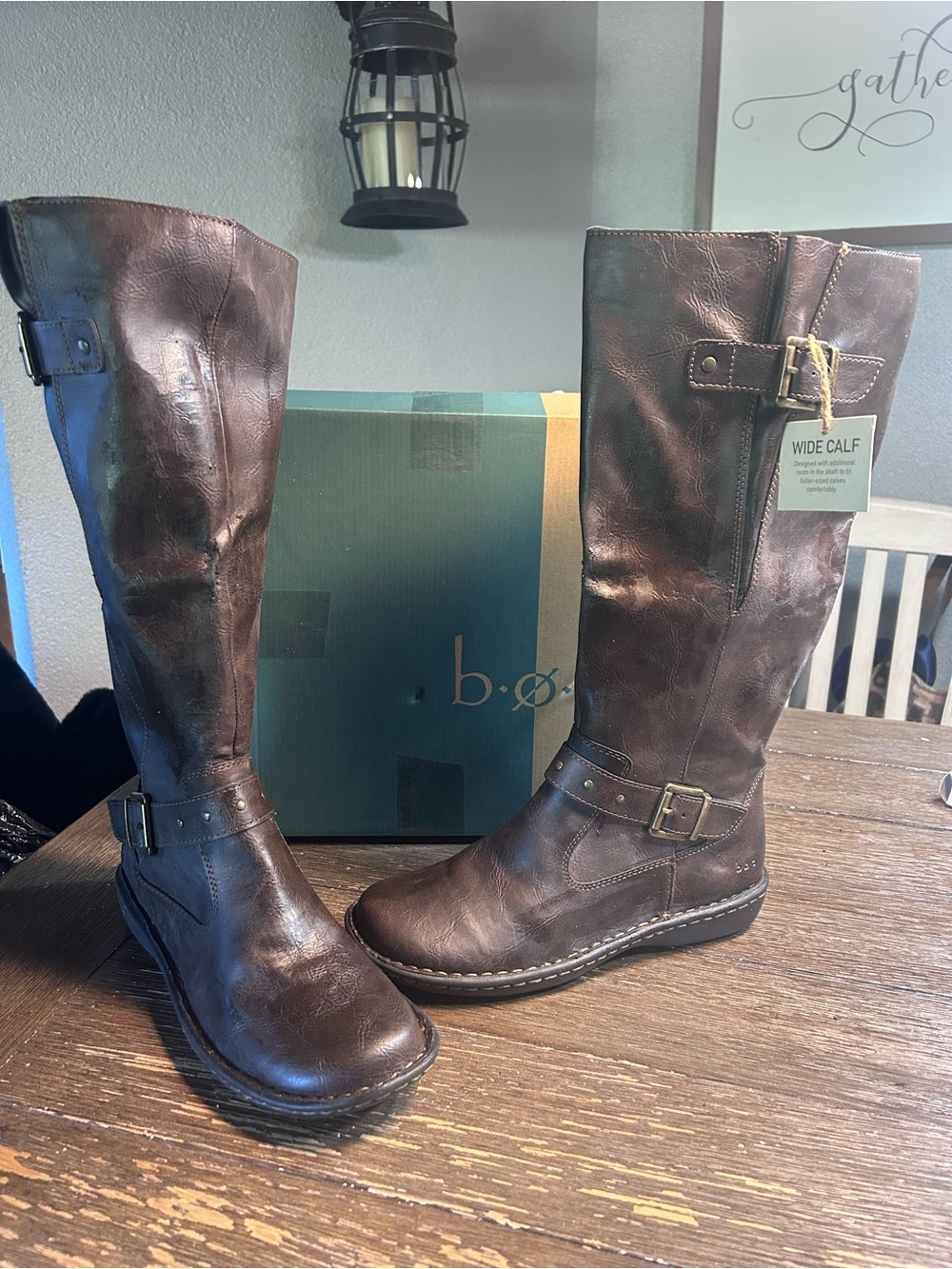 NWT and box BOC Austin wide calf boots size 9